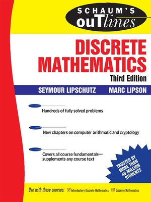 cover image of Discrete Mathematics